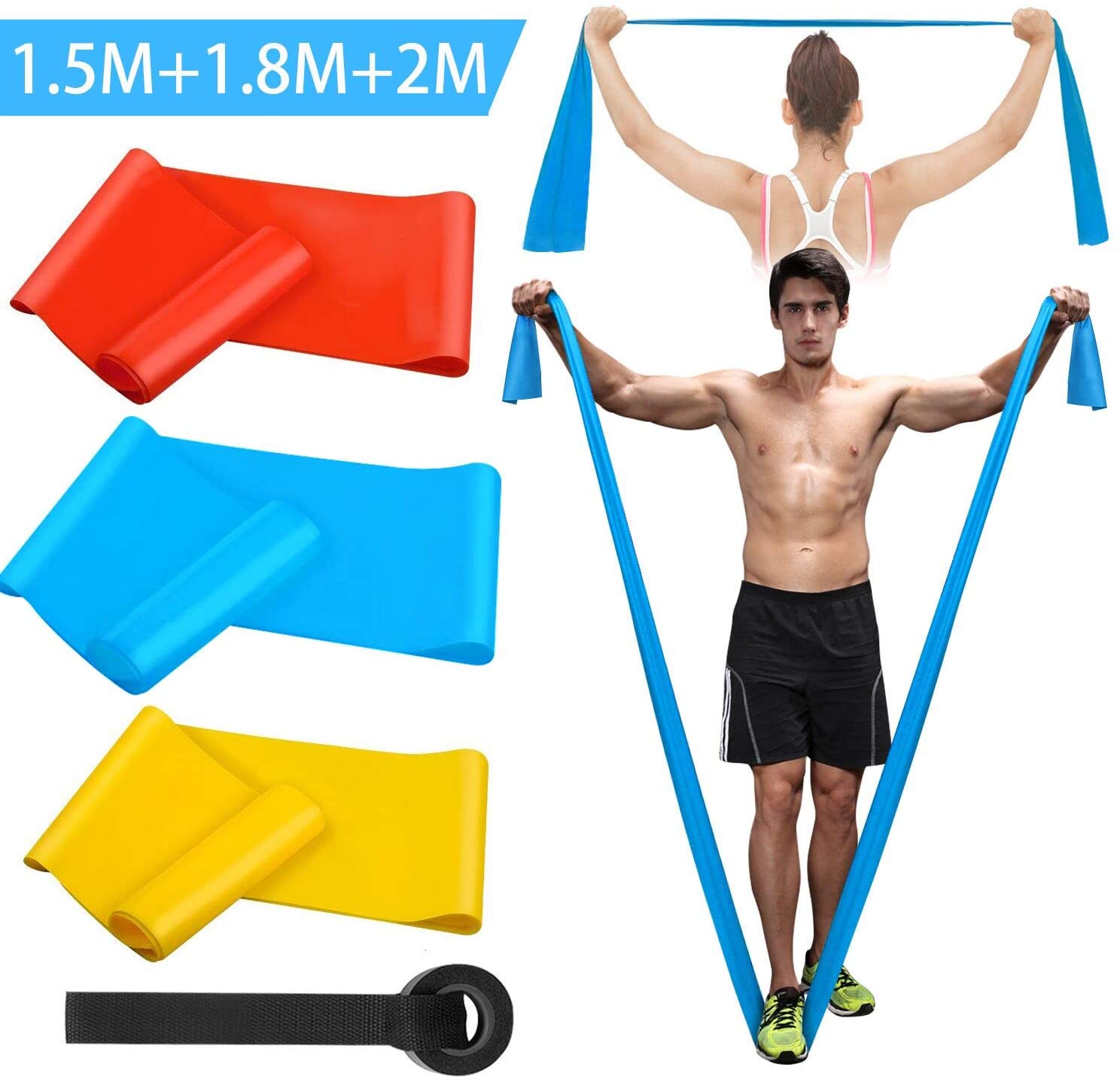 Crossfit Training Gear - أربطة اللياقة البدنية المرنة 3 قطعة