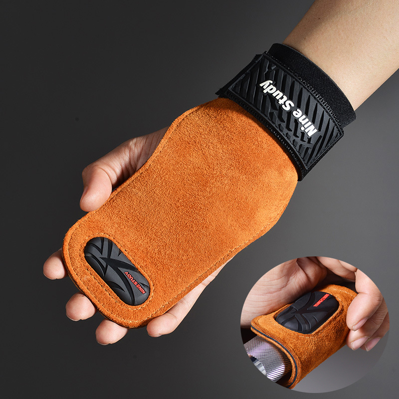 Crossfit Training Gear - عدم الانزلاق مقاومة للاهتراء قفازات جلد