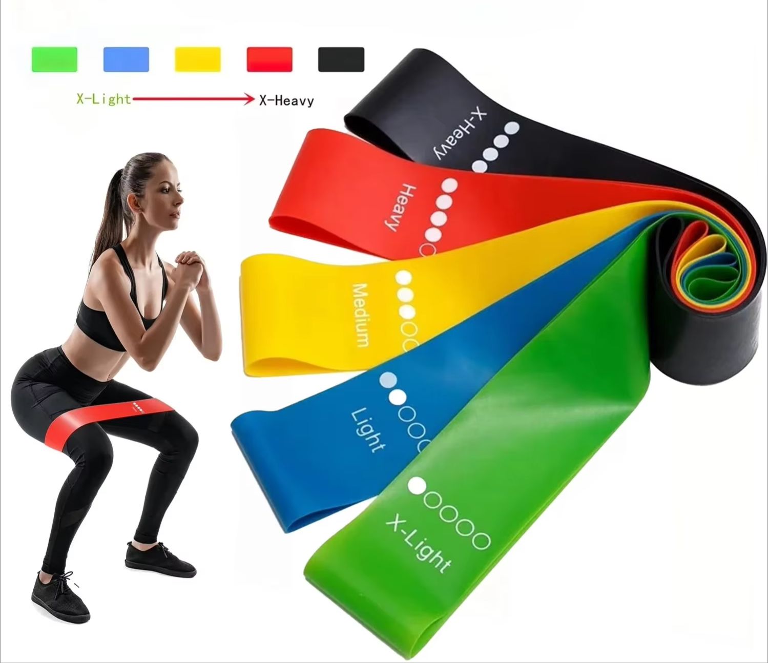 أشرطة مقاومة مطاطية محمولة بخم - مراجعة Crossfit Training Gear وسعره