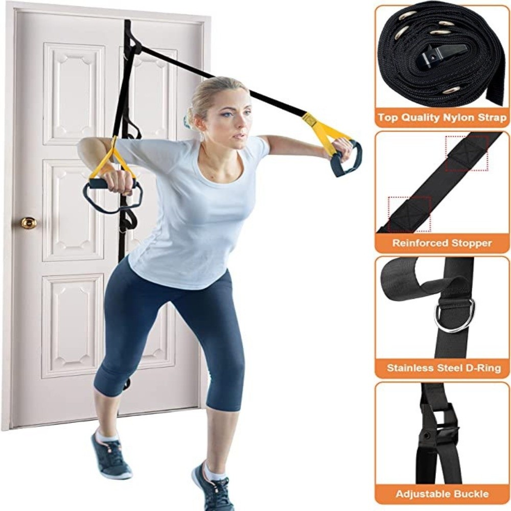 حزام تثبيت الباب للتمارين المن - مراجعة Pull Up Assist Band وسعره